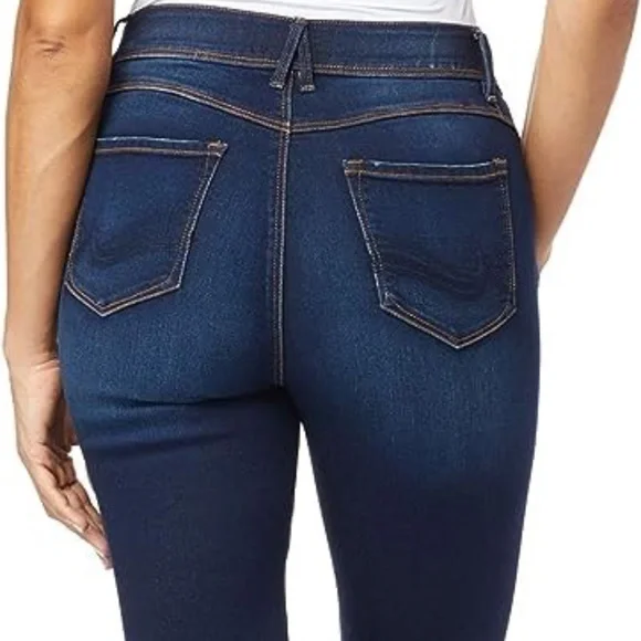 Angels Forever Young Damen Jeans – Kurvige Crop-Jeans, Mid-Rise, Mit Glitzerdetails, Größen 34-52